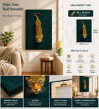 Majestic Leopard™ Canvas in Room Setting | Yomi Living