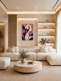 Blush Swan Canvas Wall Art – Premium 20x30 Inch Canvas Print