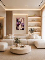 Blush Swan Canvas Wall Art – Premium 20x30 Inch Canvas Print