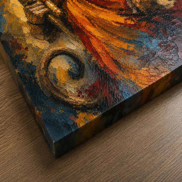 Hanuman Warrior Canvas Art – 20x30 inch
