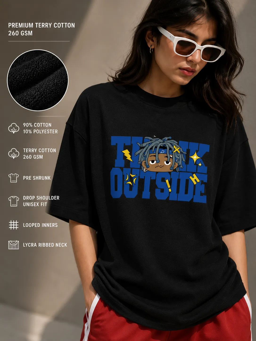 Think Outside™ Oversized Terry Cotton