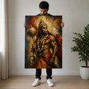 Hanuman Warrior Canvas Art – 20x30 inch