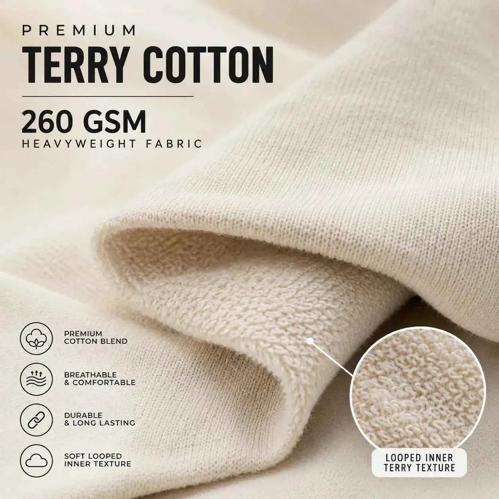 No Discipline™ Oversized Terry Cotton T-Shirt