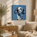 Dalmatian Dog Premium Canvas Wall Art | 8x8 Inch Cute Pet Painting Yomi Living