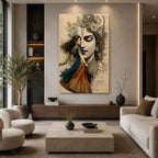 Divine Krishna™ Canvas Wall Art | Premium 20x30 Inch Print by Yomi Living