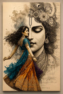 Divine Krishna Canvas Wall Art – Premium 20x30 Inch Print My Store 2