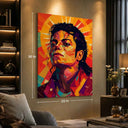 Michael Jackson Pop Art Canvas Wall Painting | Premium 20x30 Inch Modern Music Artwork Yomi Living