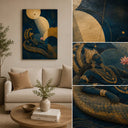 Modern Vishnu Canvas Painting for Office & Living Room |20 Inch X 30 Inch Yomi Living