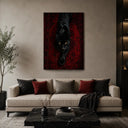 Shadow Predator™ – Premium Black Panther Canvas Wall Art | 20x30 Inch Yomi Living
