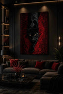 Shadow Predator™ – Premium Black Panther Canvas Wall Art | 20x30 Inch Yomi Living