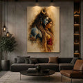 Shiv Parvati Canvas wall art - Premium 20x30 Inch Wall Art Yomi Living