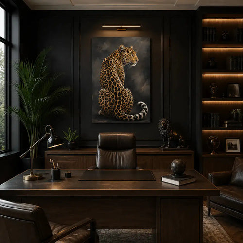 Leopard™ Canvas Close-Up Detail | CEO Collection by Yomi Living