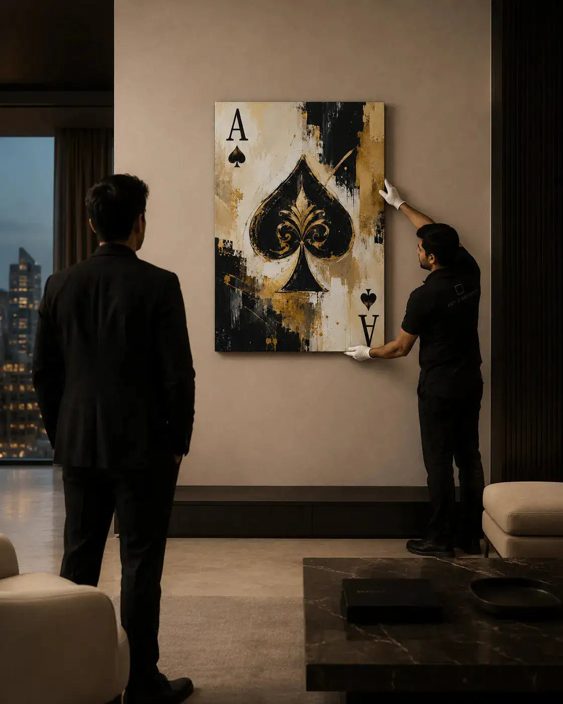 Ace of Spades™ Canvas in Office Setting | CEO Collection