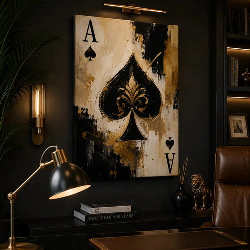 Ace of Spades™ – CEO Edition Canvas Wall Art | 20×30 Inch by Yomi Living