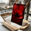 The Red Empress™ 20x30 inch canvas wall art room mockup – buy premium wall decor online India – Yomi Living